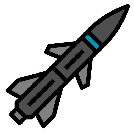 Missile Nhor Phai Lineal Color icon