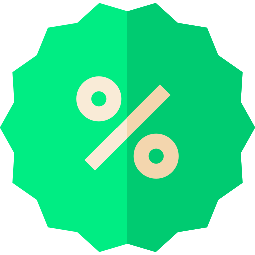 할인 Basic Straight Flat icon