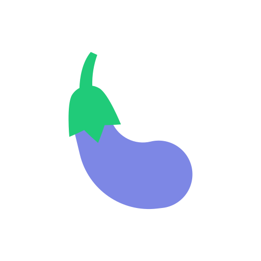 Eggplant Good Ware Flat icon