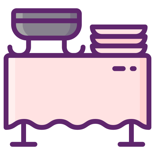 buffet Flaticons Lineal Color icon