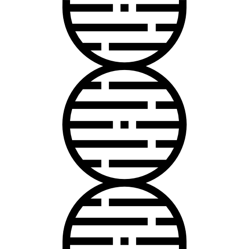 dna Detailed Straight Lineal Ícone