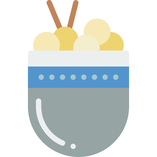 Dumpling Basic Miscellany Flat icon