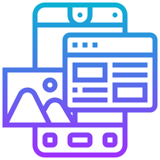 Web browser Meticulous Gradient icon