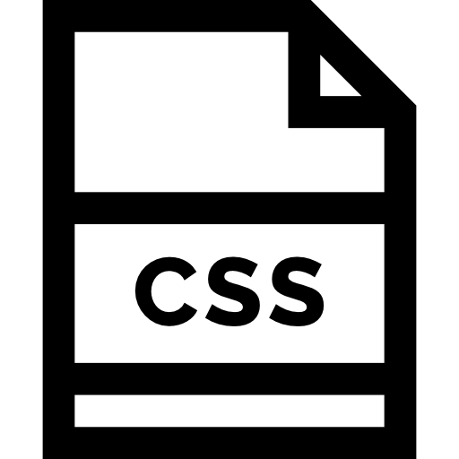 css Basic Straight Lineal ikona