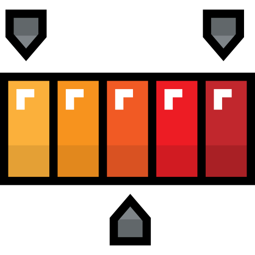 Gradient Detailed Straight Lineal color icon