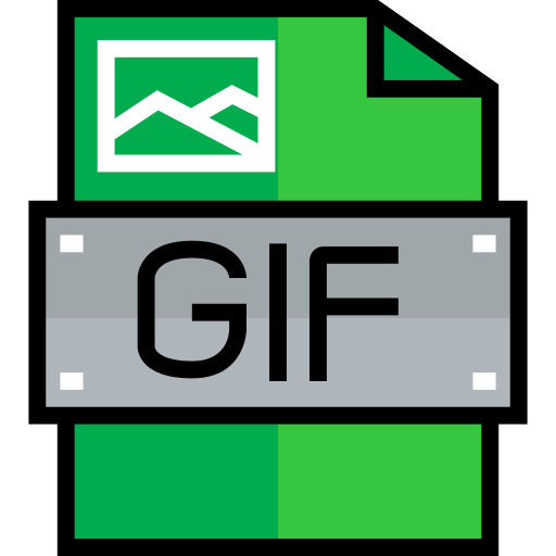 gif Detailed Straight Lineal color icon