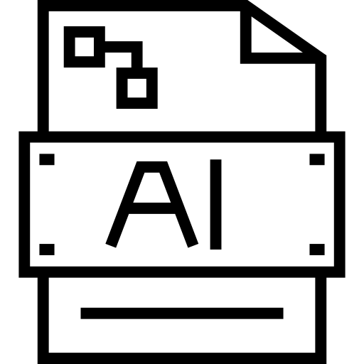 AI Detailed Straight Lineal icon