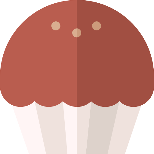 cupcake Basic Straight Flat icon