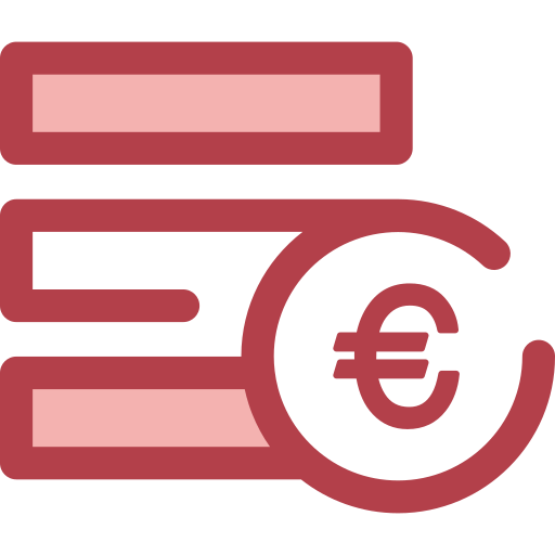 euro Monochrome Red icon