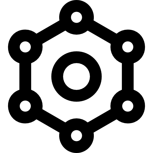 Benzene Basic Rounded Lineal icon