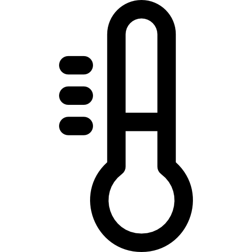 Thermometer Basic Rounded Lineal icon