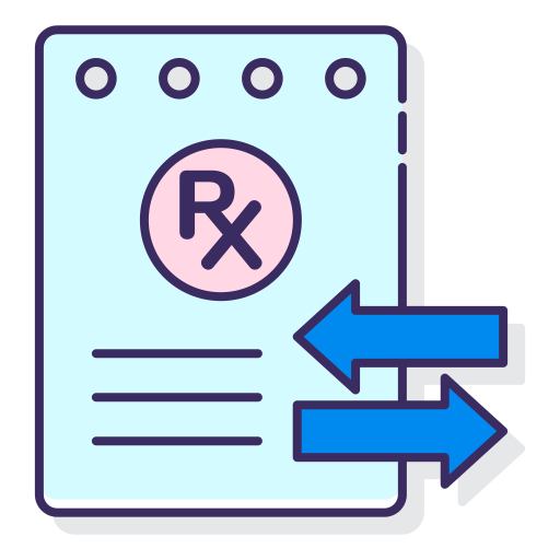 Prescription Flaticons Lineal Color icon