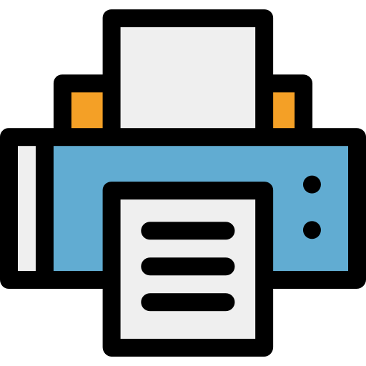 Printer Detailed Rounded Lineal color icon