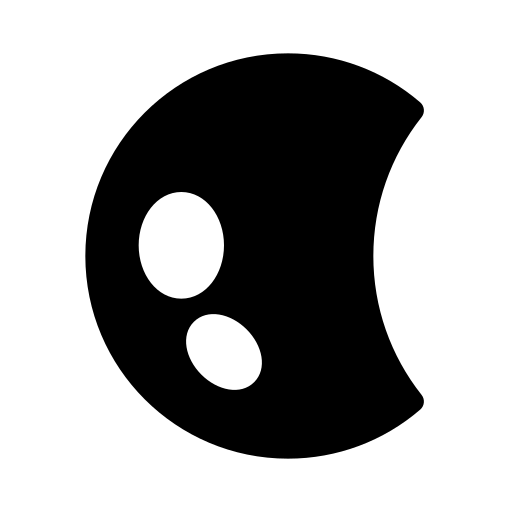 Месяц Generic Glyph иконка