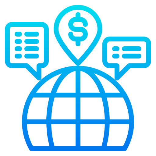 global srip Gradient icon