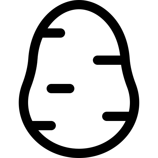 batata Basic Rounded Lineal Ícone