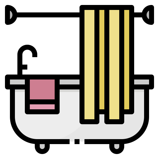 Bath Generic Outline Color icon