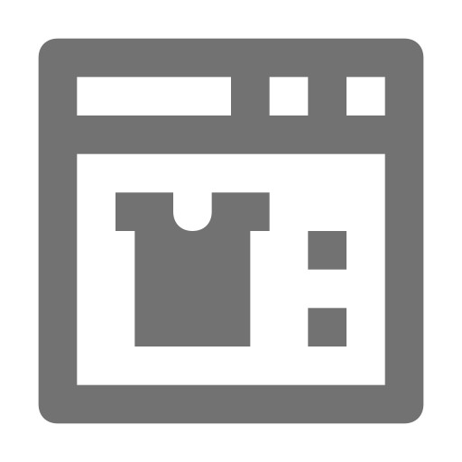 online-shop Generic Grey icon