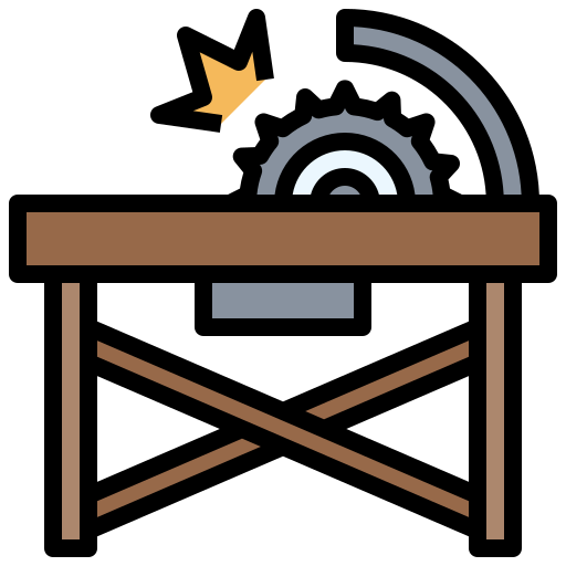 Circular saw Surang Lineal Color icon