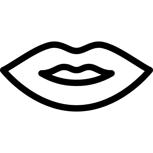 lippen Pixel Perfect Lineal icon