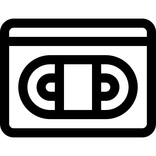 videoregistratore Basic Rounded Lineal icona