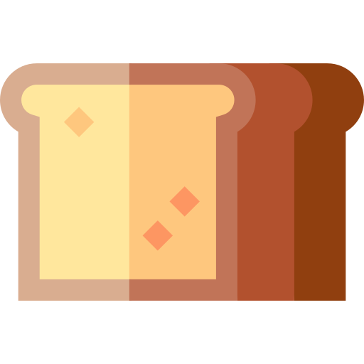 パン Basic Straight Flat icon