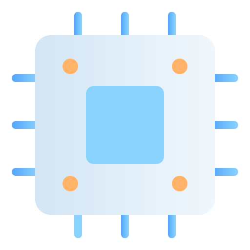 chip Generic Flat Gradient icon