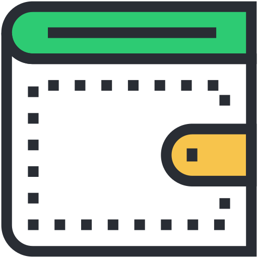 Wallet Generic Outline Color icon