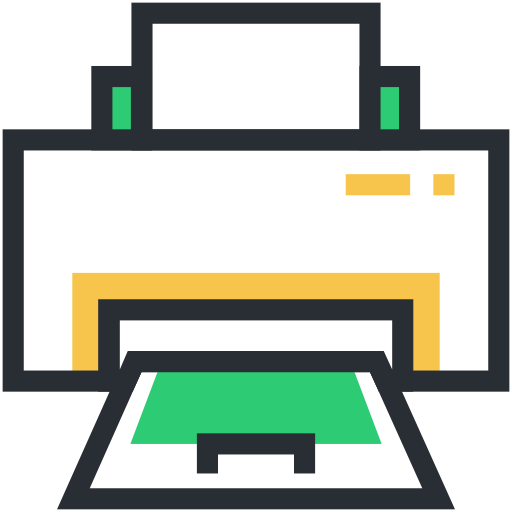 Printer Generic Outline Color icon