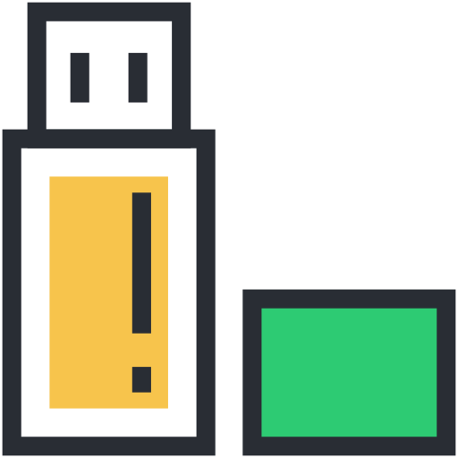 usb Generic Outline Color icon