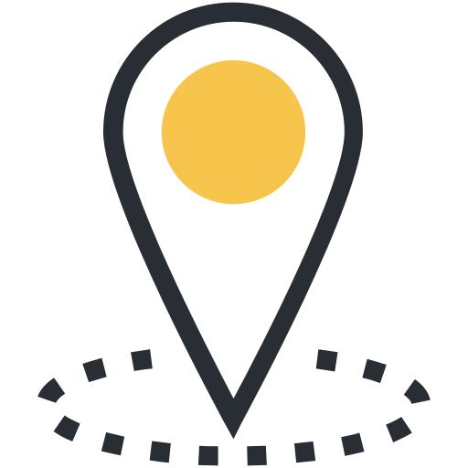 Map location Generic Outline Color icon