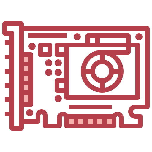 Video card Surang Red icon