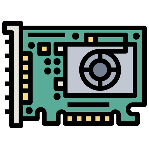 grafikkarte Surang Lineal Color icon