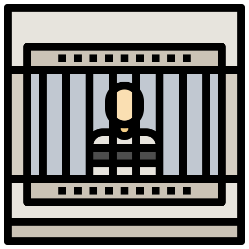 Jail Surang Lineal Color icon