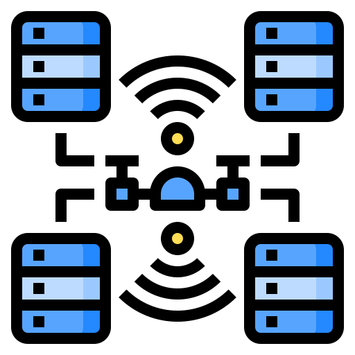 オンラインサーバー Phatplus Lineal Color icon