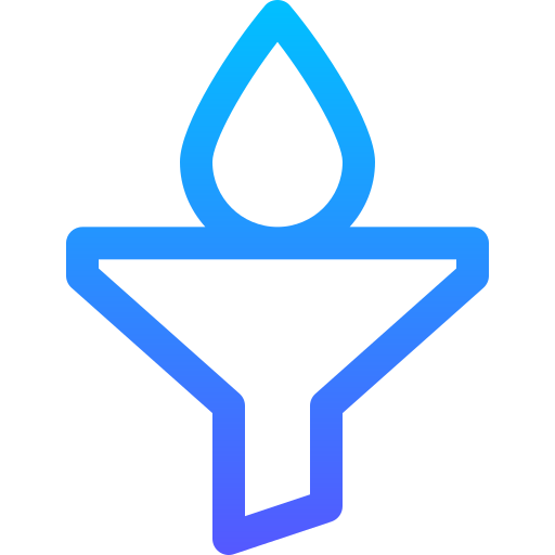 Filter Basic Gradient Lineal color icon