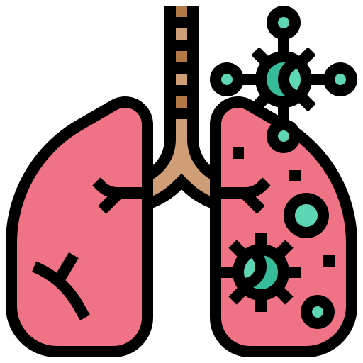 肺炎 Meticulous Lineal Color icon