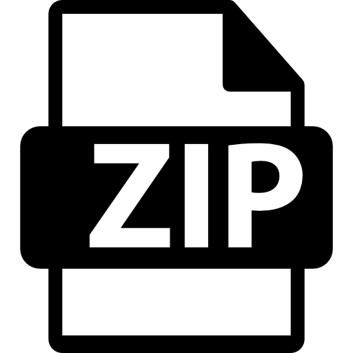 formato de arquivo zip  Ícone