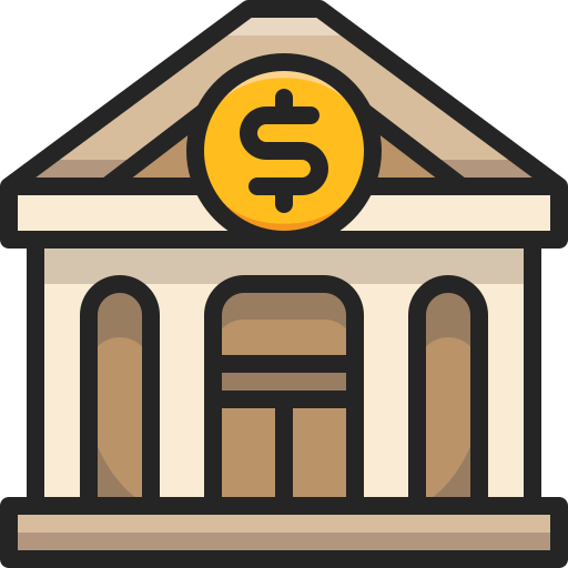 Bank Generic Outline Color icon