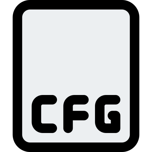 cfg-dateiformat Pixel Perfect Lineal Color icon