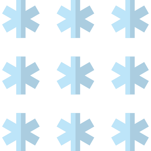 雪が降る Basic Straight Flat icon