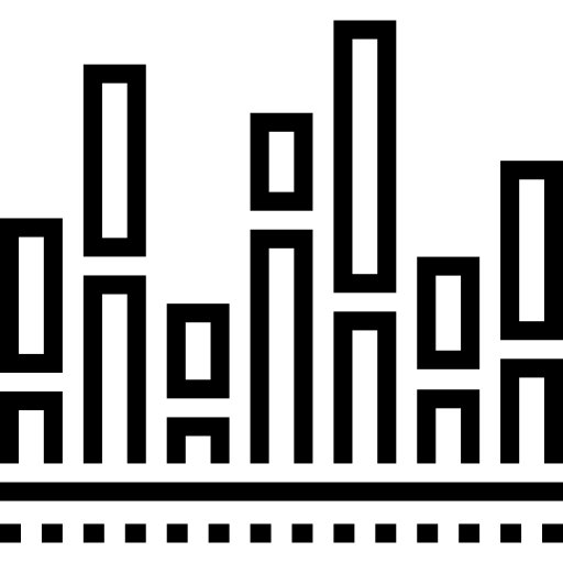 balkendiagramm Maxim Flat Lineal icon