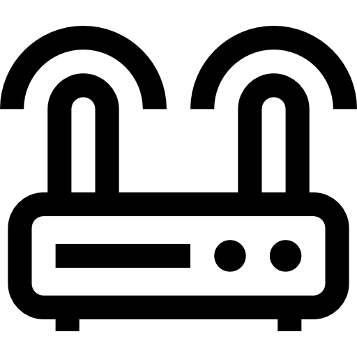 router Basic Straight Lineal icon