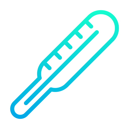 thermomètre Generic Gradient Icône