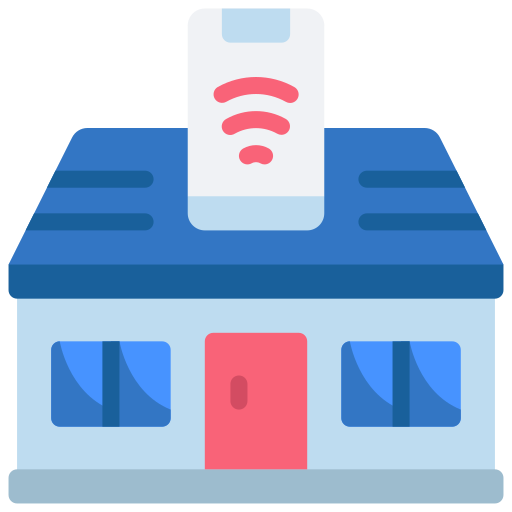 Smart home Juicy Fish Flat icon