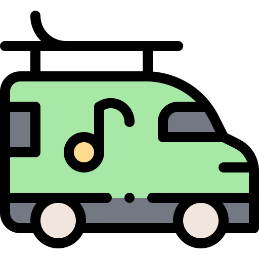 van Detailed Rounded Lineal color icon