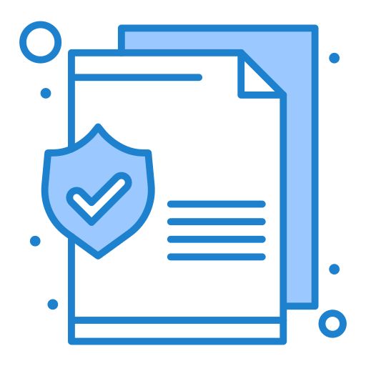 Document Generic Blue icon