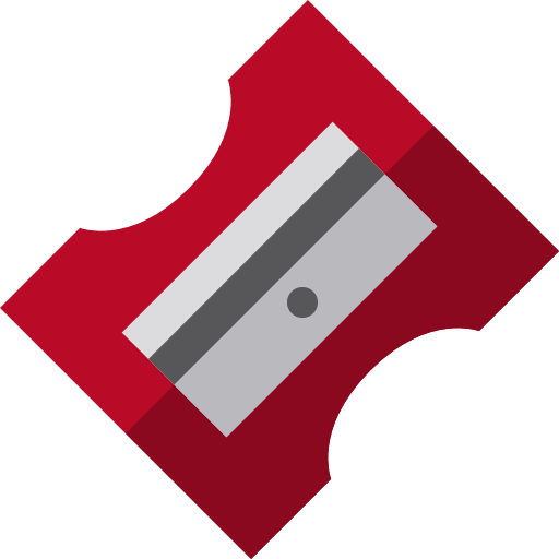 Sharpener Basic Straight Flat icon