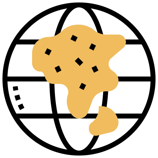 Africa Meticulous Yellow shadow icon