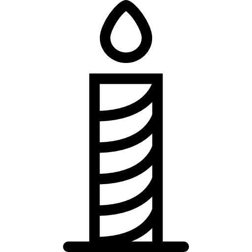 Candle Coloring Lineal icon